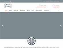 Tablet Screenshot of bendfencing.com